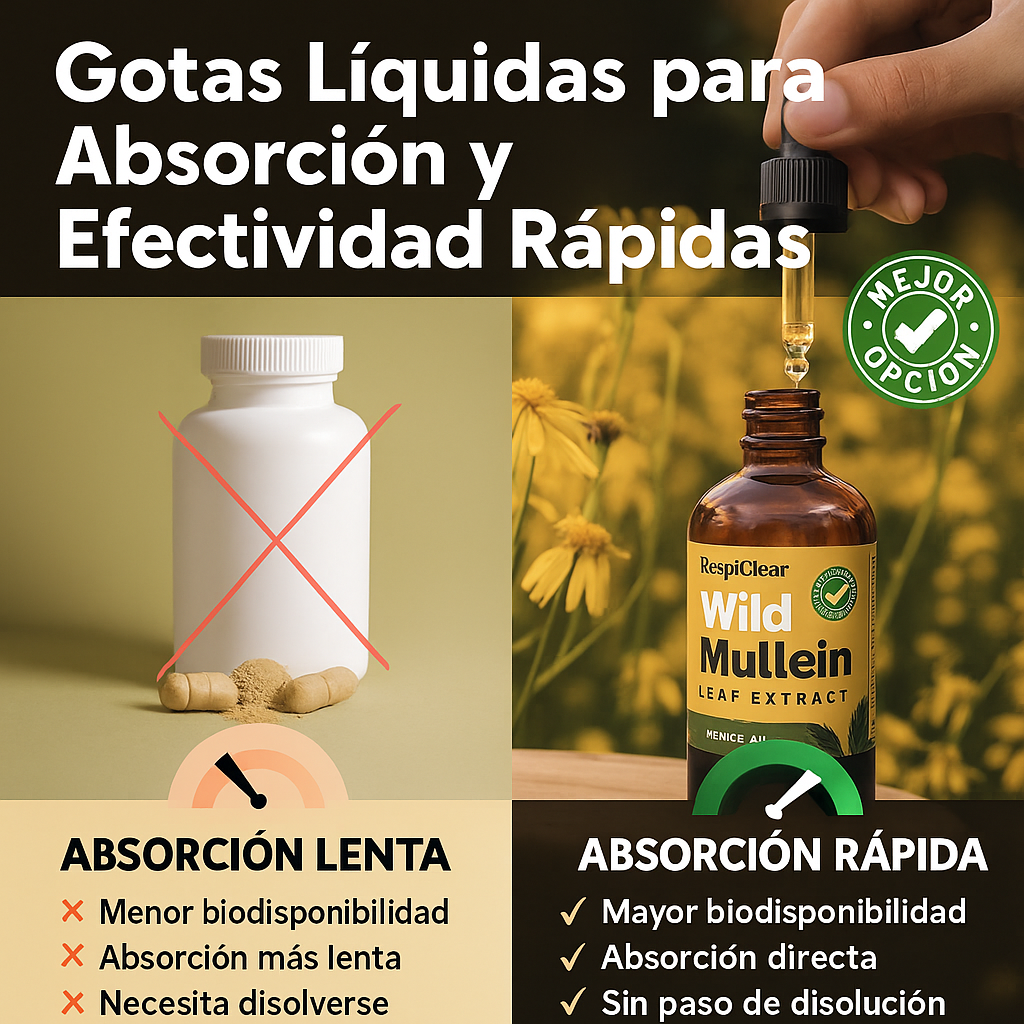 RespiClear – Extracto de Hoja de Gordolobo Silvestre | Pagá 1 y llevá 2